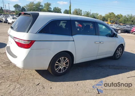 2012 Honda Odyssey Ex-L z USA, uszkodzony, nr VIN 5FNRL5H64CB042519